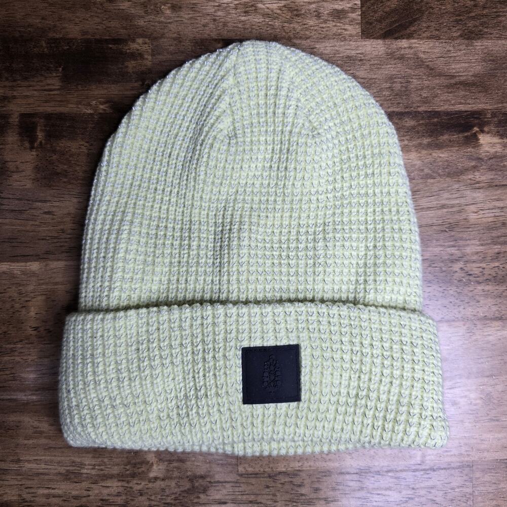 Free People Movement Let’s Race Fleece Lined Beanie Yellow NWT